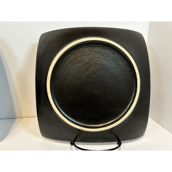 Gibson Gabbay Fusion Wasabi Square Salad Plates Set of 4 Green Stoneware - Picture 9 of 11